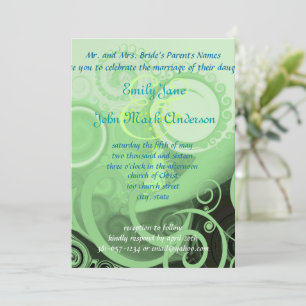 Calla Lily Flower Wedding Invitation