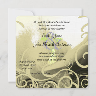 Calla Lily Flower Wedding Invitation