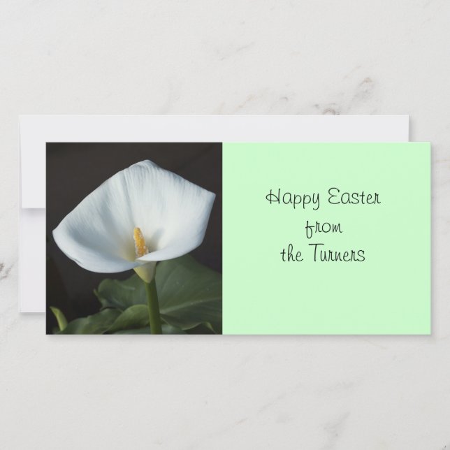 Calla Lily Holiday Card (Front)