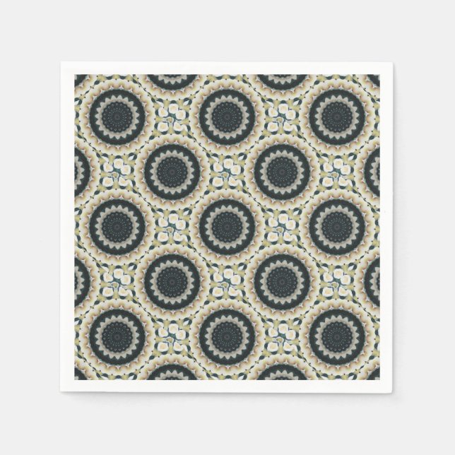 Calla Lily Mandala Napkin (Front)