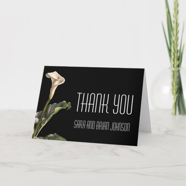Calla Lily Merci Floral moderne (Devant)