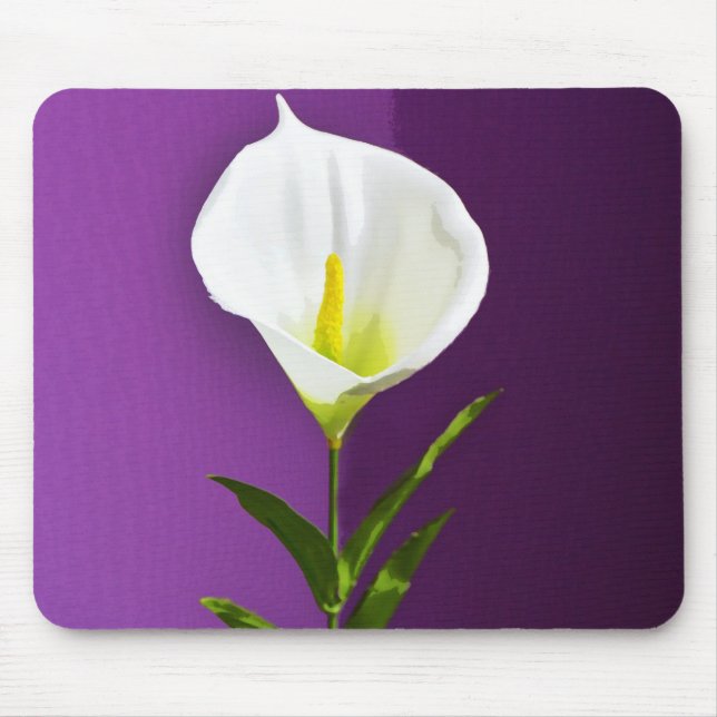 Calla Lily Mouse Pad (Front)