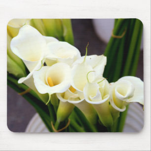 calla lily mousepad