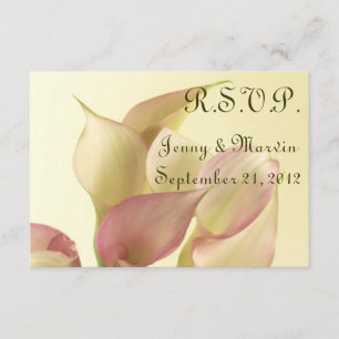 Calla Lily R.S.V.P. RSVP Card