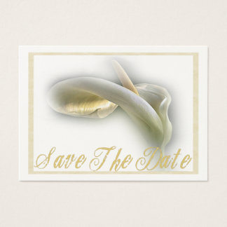Calla Lily - Save The Date Card
