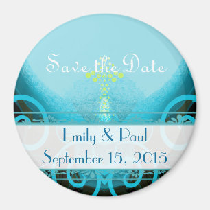 Calla Lily Save the Date Magnet