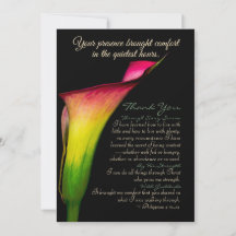 Calla Lily Scripture – Red Yellow Green Floral