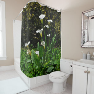 "CALLA LILY" SHOWER CURTAIN