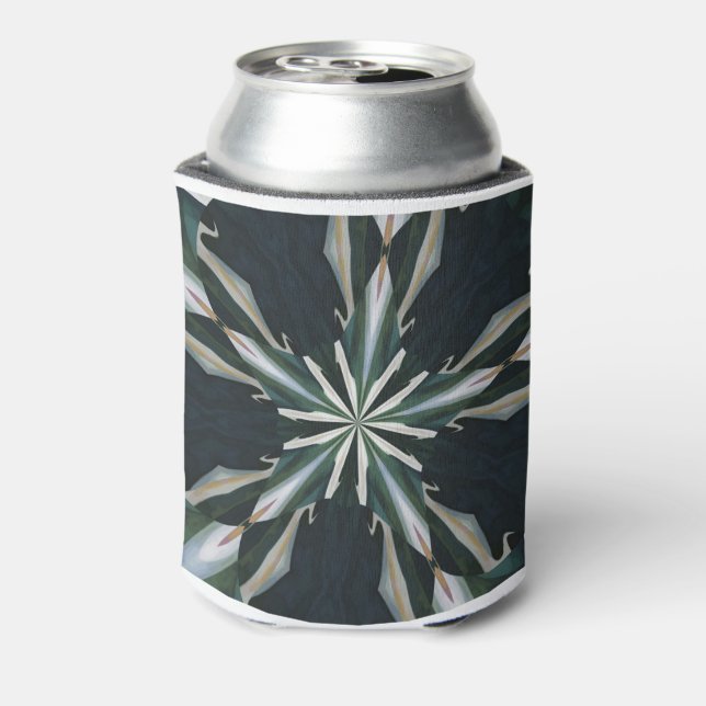 Calla Lily Star Kaleidoscope Can Cooler (Can Back)