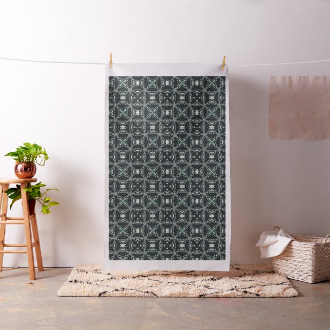Calla Lily Star Kaleidoscope Fabric (In Situ)