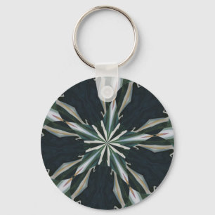 Calla Lily Star Kaleidoscope Keychain