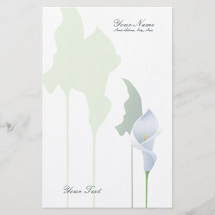 Calla Lily Stationary Stationery