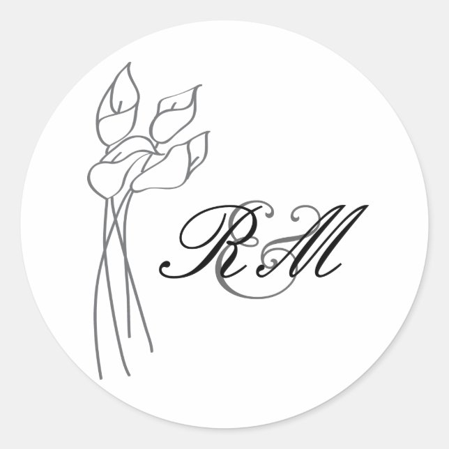 Calla Lily Sticker (Front)