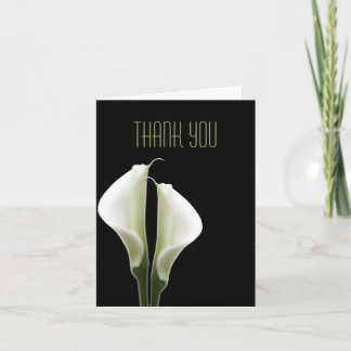 Calla Lily Thank You Note Card