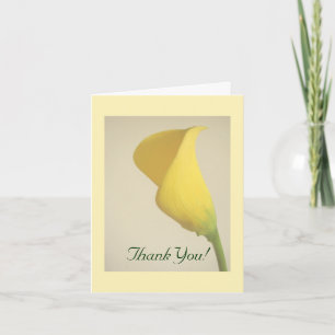 Calla Lily Thankyou Card