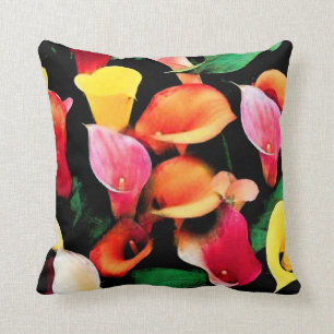Calla Lily Throw Pillow