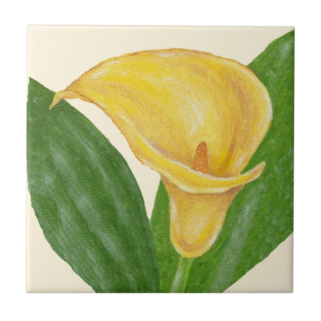 Calla Lily tile (Front)