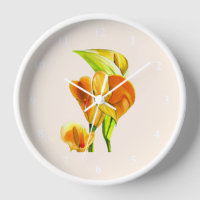 Calla lily watercolor flower art