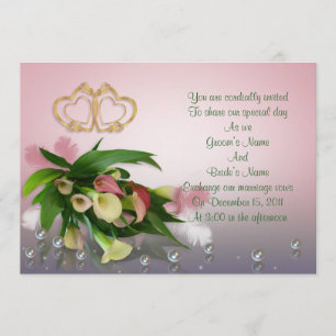 Calla lys Faire-part de mariage