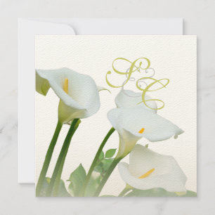 Calla Lys, invitations de mariage