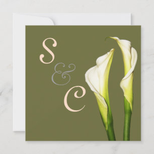 Calla Lys, invitations de mariage