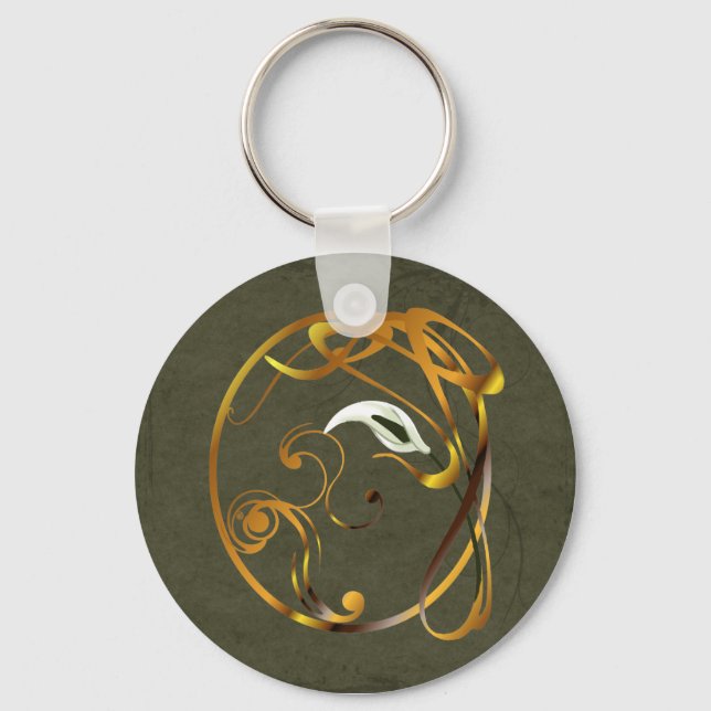 Calla Ornamental Keychain (Front)