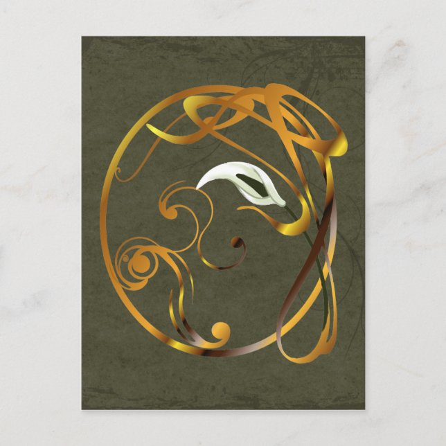 Calla Ornamental Postcard (Front)