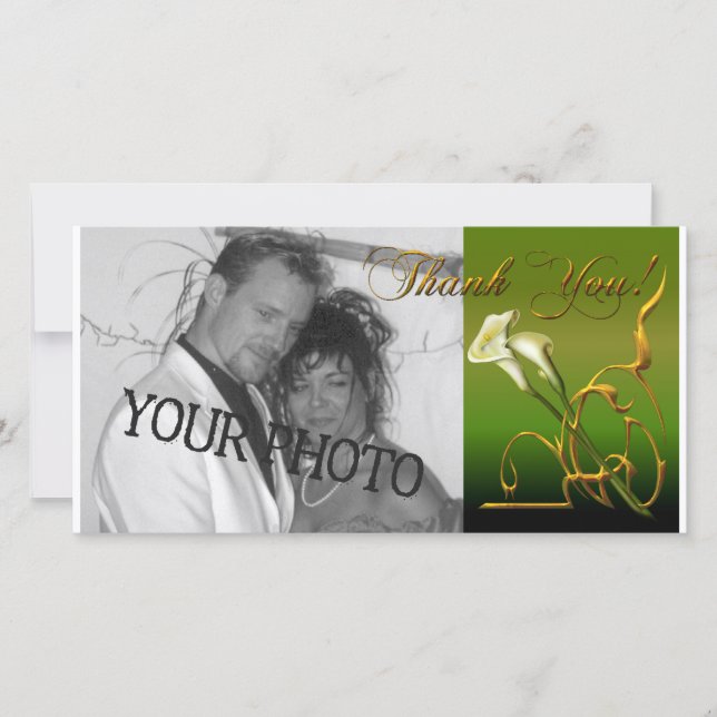 Calla Thank You Card (Front)