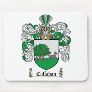 CALLAHAN FAMILY CREST -  CALLAHAN COAT OF ARMS MOUSE PAD
