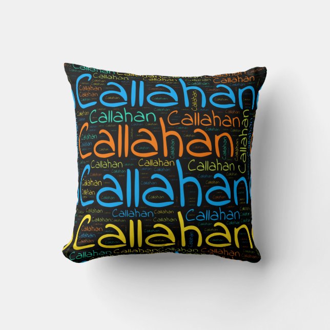 Callahan Throw Pillow (Front)