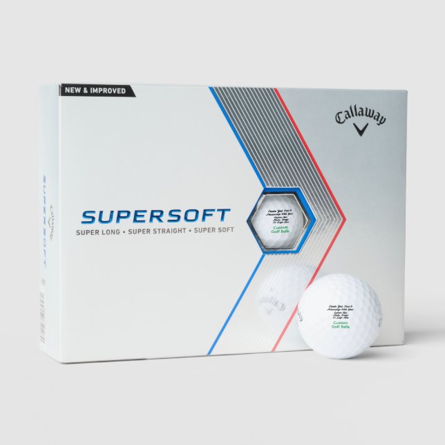Callaway Custom Golf Balls - Monogram & Name (Packaging)