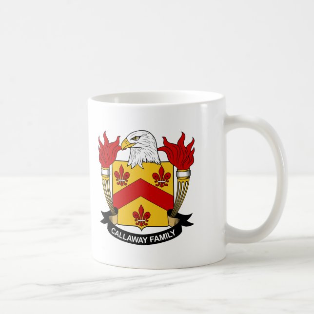Callaway Family Crest Coffee Mug (Right)