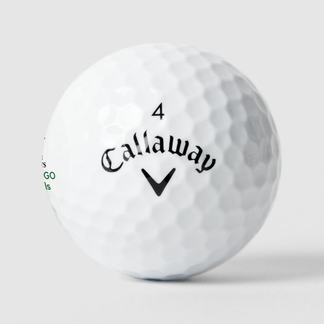 Callaway Supersoft Custom Golf Balls - Add Name (Logo)