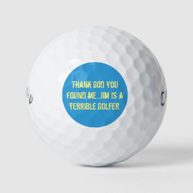 Callaway warbird golf balls Lost Edition (Front)