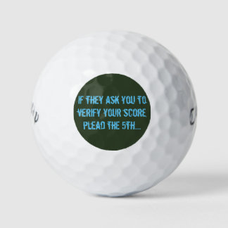 Callaway Warbird Golf Balls- Plead the 5th Edition Balls