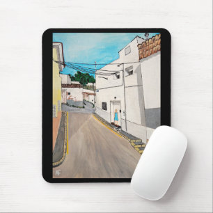 Calle Cabanilles Painting by Alfred Fox Mouse Pad