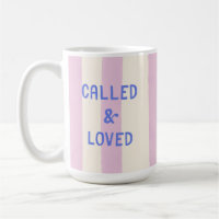 Called & Loved Modern Christian Faith Quote Cute