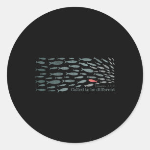 Called To Be-different Inspirational Bible Verse C Classic Round Sticker