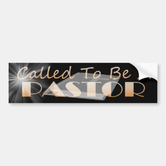 CALLED TO BE PASTOR BS DK BUMPER STICKER