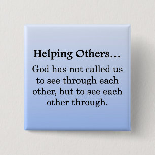 Called to Help Others 2 Inch Square Button