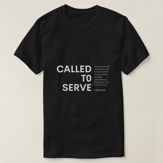Called To Serve  Gospel Christian Missions853 T-Shirt (Design Front)