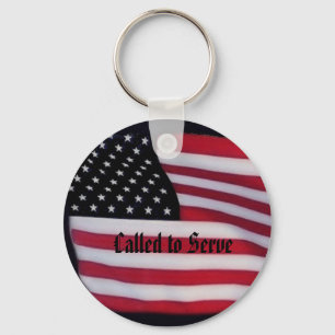 called to serve keychain