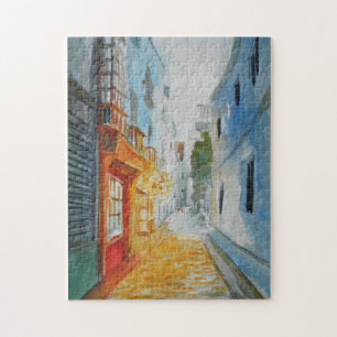 CALLEJÓN DE LOS ARTISTAS. C/ Del Tinte de Cádiz. Jigsaw Puzzle