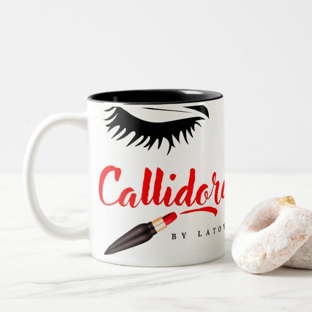 CALLIDORA MAKEUP COFFEE MUG (With Donut)