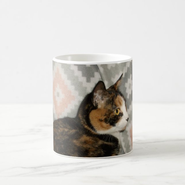 Callie Cat on Sofa Coffee Mug (Center)