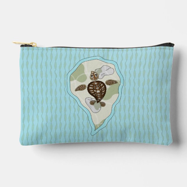Callie the Sea Turtle Accessory Pouch (Front)