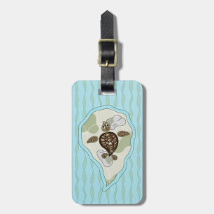 Callie the Sea Turtle Luggage Tag
