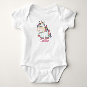 Callie's Personalized Unicorn Gifts Baby Bodysuit