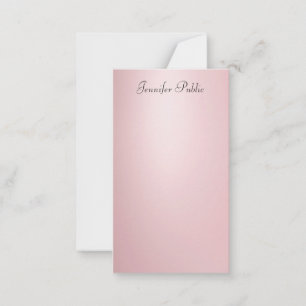 Calligraphed Elegant Rose Gold Script Template