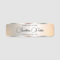 Calligraphed Elegant Script Silver Template